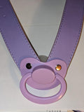 Pacifier Gag New ABDL Adult Pacifier Gag Purple