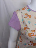 Sleepy Fox NIGHT GOWN PAJAMAS Clearance xxs only Last One