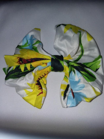 LIL SUNFLOWER MATCHING Boutique Fabric Hair Bow Clearance